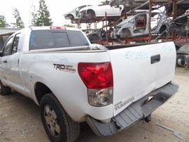 2007 Toyota Tundra SR5 White Extended Cab 5.7L AT 2WD #Z23317